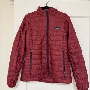 Patagonia Women's Puffer Jacket - Burgundy